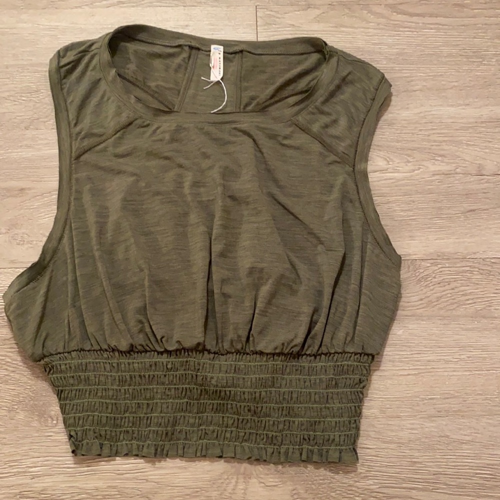 Free people say my name smock top